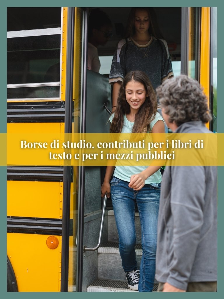 Diritto allo studio: in arrivo borse di studio, contributi per i libri e abbonamenti agevolati ai trasporti